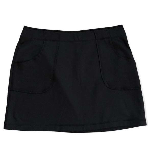 Athleta Dresses & Skirts - Athleta Tech Stretch Skirt black thermal fleece Size Medium M